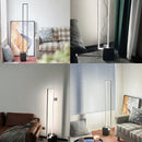 Modern Rectangle LED Floor Lamp Dimmable Standing Light for Living Room by Ljojo