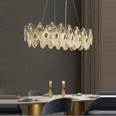 Italian Postmodern Glass Pendant Light Fixture by Ljojo - Elegant Feather Design for Luxurious Living Spaces