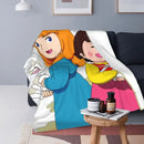 Heidi Alps Fleece Blanket Soft Cozy Throw Bedding for Sofa by Ljojo