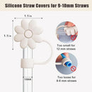 Ljojo 10mm Silicone Straw Cover for Stanley Cup Tumbler