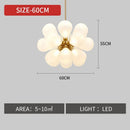 Nordic Glass Bubble Ceiling Chandelier for Living Room | Modern Pendant Lights by Ljojo