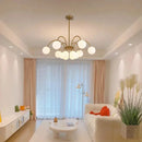 Modern Glass Ball LED Chandelier for Living Dining Room Kitchen Bedroom by Ljojo