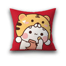 Ljojo 45x45 Cushion Cover, Cute Square Pillowcase, Birthday Wedding Gift