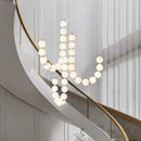Ljojo LED Pendant Chandeliers Staircase Lighting for Modern Living Room Decor