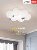 Cloud Cream Children's Room Ceiling Light Fixture Modern Minimalist Eye Protection Girl Princess Room Ljojo