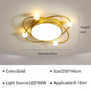 Minimalist Ring LED Ceiling Lamp for Bedroom | Modern Indoor Lighting Fixture by Ljojo