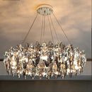 Ljojo Luxury Crystal Chandelier with LED Lighting for Living Room Décor