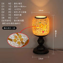 Bohemian Tiffany Glass Table Lamp LED E27 Romantic Atmosphere Art Decorative Desk Light