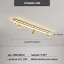 LED Ceiling Lamp Modern Minimalist Living Room Strip Light by Ljojo