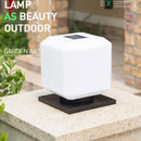 E27 LED Solar Light Energy Pillar for Fence Wall Outdoor Lighting by Ljojo