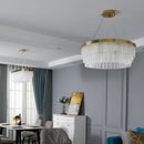 Ljojo Luxury Twisted Crystal Ceiling Chandelier for Dining Living Room