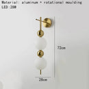 Modern Gold LED Wall Lamp for Living Room Corridor Bedroom Dining Room by Ljojo