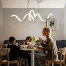 Aluminum Dining Island Pendant Lamp: Modern LED Luminaires by Ljojo