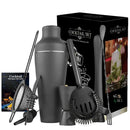 Ljojo Matte Black Cocktail Shaker Set for Home Bartending