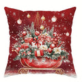 Christmas Pillowcase Set by Ljojo - Festive Sofa Cushion Covers for Home Decor