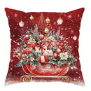 Christmas Pillowcase Set by Ljojo - Festive Sofa Cushion Covers for Home Decor