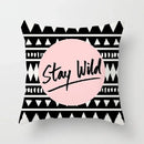 Geometric Black Yellow Cushion Covers - Ljojo Modern 18" Throw Pillow Case