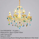 Contemporary Crystal Pendant Lamp for Living Room, Bedroom - European Luxury Chandelier by Ljojo