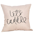 Ljojo Linen Pillow Cover 45X45CM - Decorative Cushion for Home Sofa