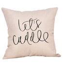 Ljojo Linen Pillow Cover 45X45CM - Decorative Cushion for Home Sofa