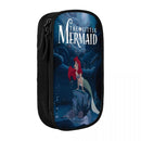 Ljojo Little Mermaid Pencil Case - Big Capacity Pen Holder Bag for School Supplies
