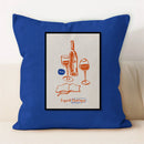 Ljojo Line Art Coffee Cushion Cover for Home & Car Decor