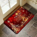 Ljojo Merry Christmas Welcome Door Mat - Non-Slip, Absorbent for Home, Bathroom & Kitchen