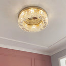 Ljojo Luxury Crystal Ceiling Lights Chrome/Gold LED Lamps for Home & Hotel Decor