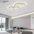 Ljojo Geometric LED Ceiling Light Chandelier Modern Living Room Decorative Home Lamp