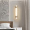 Ljojo Luxury Crystal LED Wall Sconce for Bedroom Living Room Hallway