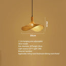 Bamboo Wood Rattan Chandelier Pendant Light for Stylish Living Room Decor by Ljojo
