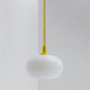 Ljojo Minimalist Glass Pendant Lamp for Living Room, Kitchen, Bedroom