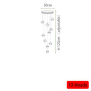 Crystal Duplex Staircase Chandelier for Luxurious Living Room Decor by Ljojo