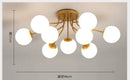 LED Chandelier Pendant Lamp Modern Nordic Hanging Light for Living Room Bedroom Dining Ljojo