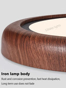 Ljojo LED Study Lamp Walnut Ceiling Light