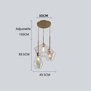 Modern Glass LED Pendant Light Chandelier for Living Room - Ljojo