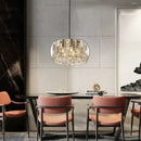 Crystal Glass Chandelier: Modern Nordic Luxury LED Hanging Lamp by Ljojo for Bedroom Dining Room
