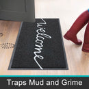 Ljojo Low Profile Welcome Mat - Indoor & Outdoor Non-Slip Door Mat