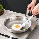 Ljojo 304 Stainless Steel Wok Frying Pan 28/30cm NonStick for Gas Stove Induction