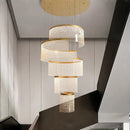 Ljojo Light Luxury Staircase Pendant Lights for Modern Home and Living Room