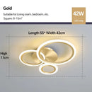 Modern LED Dimmable Ceiling Light Fixture for Living Dining Bedroom by Ljojo