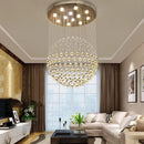 Ljojo LED Crystal Chandelier for Modern Living Room Interior