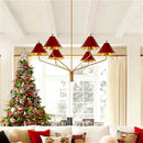 Ljojo American Vintage Lustre Chandeliers - Luxury Princess Pendant Lights for Bedroom & Dining