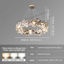 Ljojo Modern Crystal Chandelier Luxury Villa Living Room Ceiling Hanging Lamp