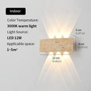 Ljojo LED Stone Wall Lamp: Outdoor Waterproof Sconces Fixture for Home Decoration