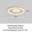 LED Modern Ring Ceiling Lamp For Living Room | Stylish Home Lighting by Ljojo