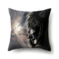 Lion Pattern Polyester Cushion Cover by Ljojo - Home decoration Pillow Cover