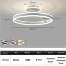 LED Bedroom Ceiling Light Modern Circular Eye Protection Lamp Ljojo
