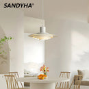 Ljojo Minimalist Multi Layered UFO LED Pendant Light for Living Room - Modern Aluminum Chandelier