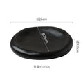 Ljojo Matte Ceramic Irregular Plate Set for Molecular Cuisine and Sushi Dining